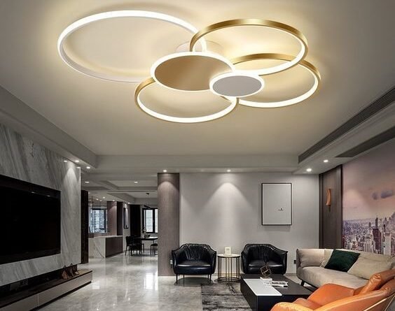 Ceiling Light Design for Living Room_0
