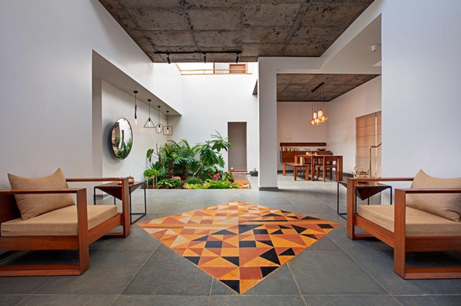 tiles design for living room_4
