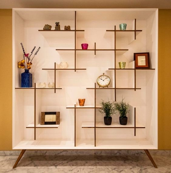 Wall showcase designs