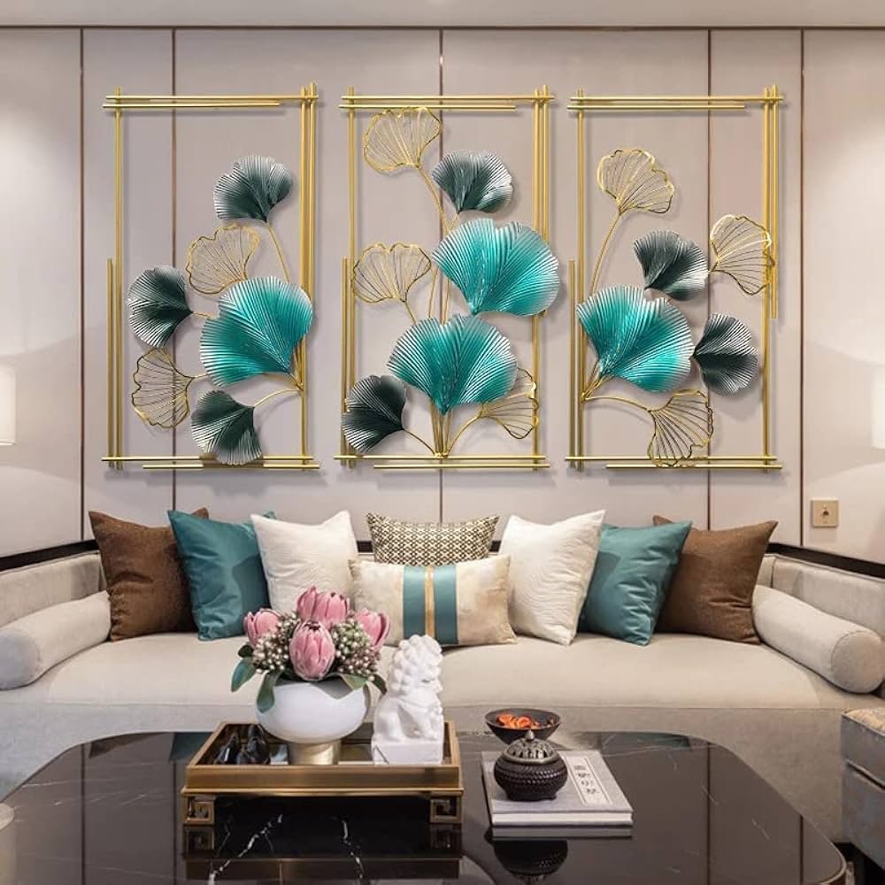 How to Decorate a Living Room Wall Hangings for Modern Home Décor ...