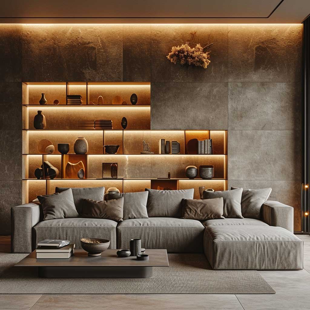 16 Sofa Back Wall Design Ideas - WowHomeStyles