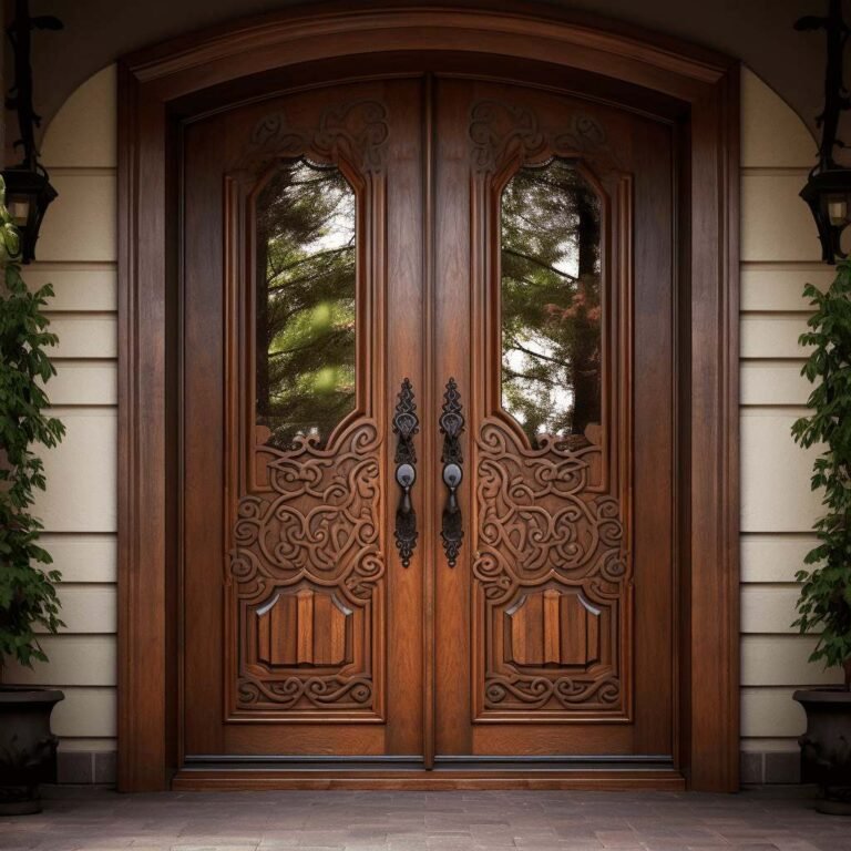 Picture of How to Make a Polish on Main Doors ,!! Wood Colour Combination Design