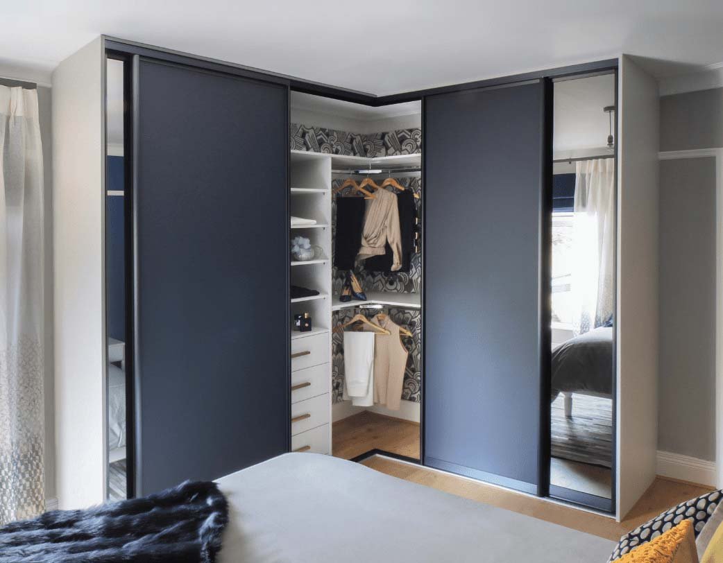 10 Corner Wardrobe Design Ideas to Declutter Your Room - WowHomeStyles