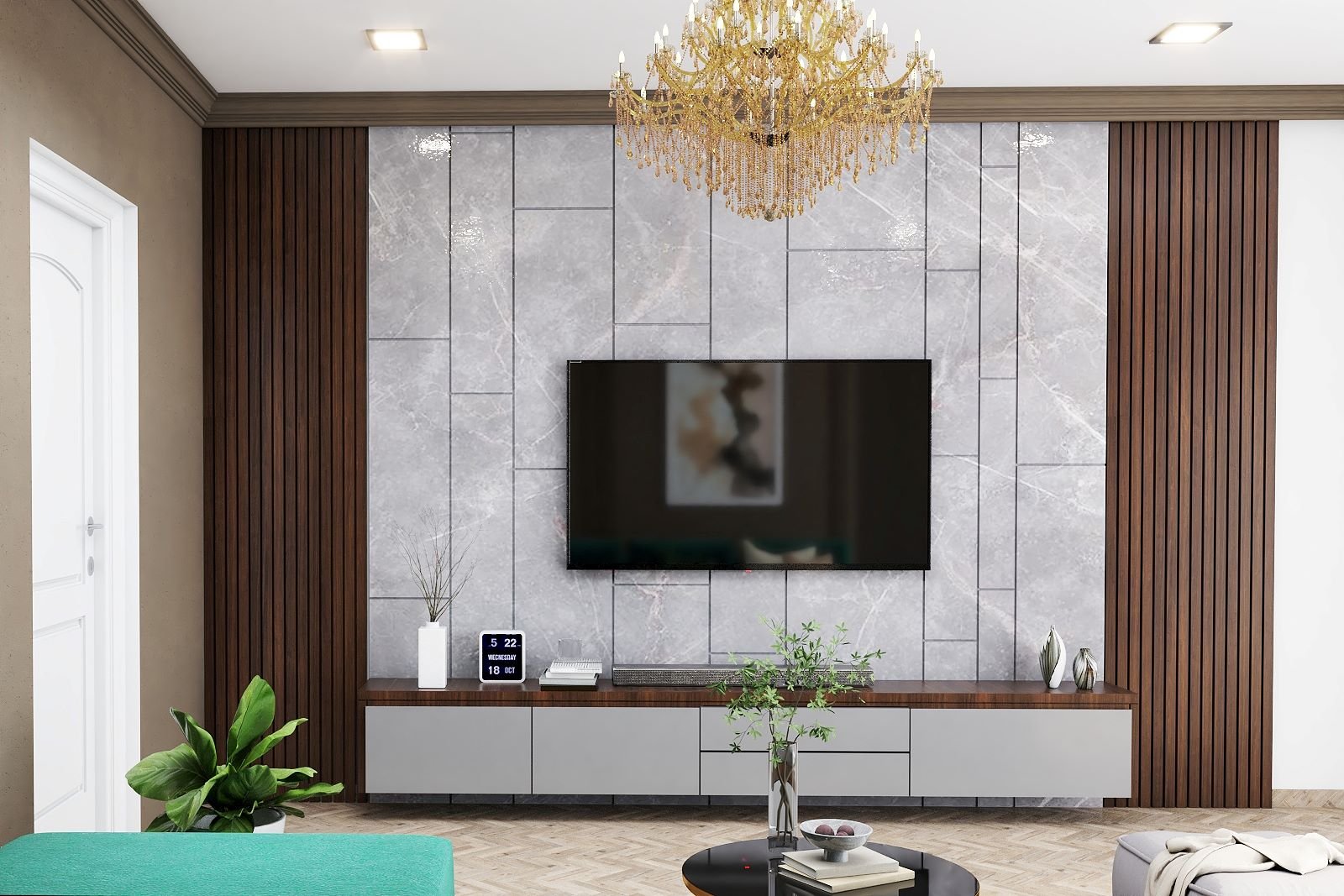 Tv Design Simple TV Unit Design Simple Trends for Minimal Interiors - WowHomeStyles