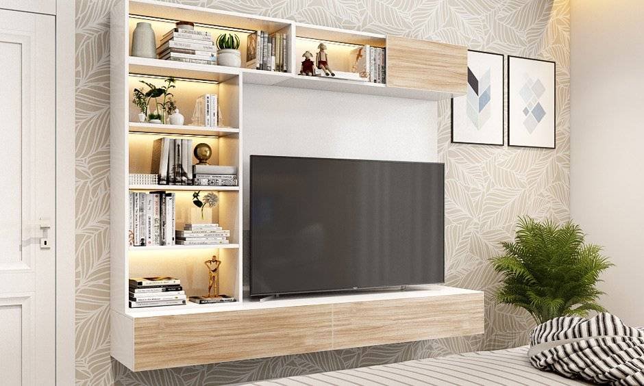 LED Cabinet Design for Bedroom