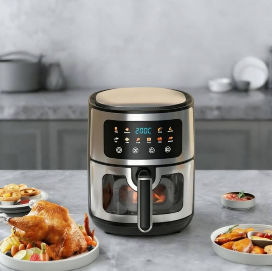 Modern air fryer for healthy and oil-free cooking