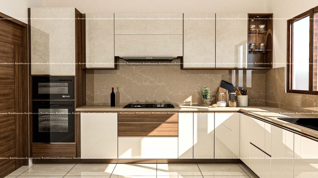 Fabindia modular kitchen with elegant and functional interiors
