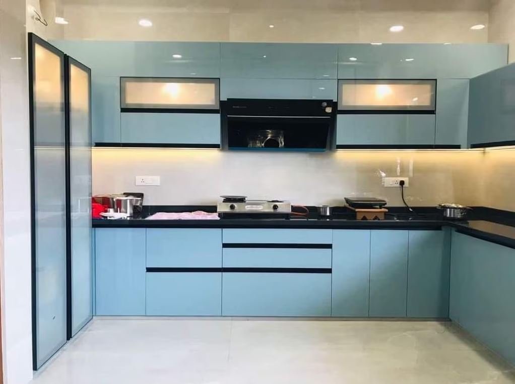 Häfele modular kitchen featuring premium hardware and modern design