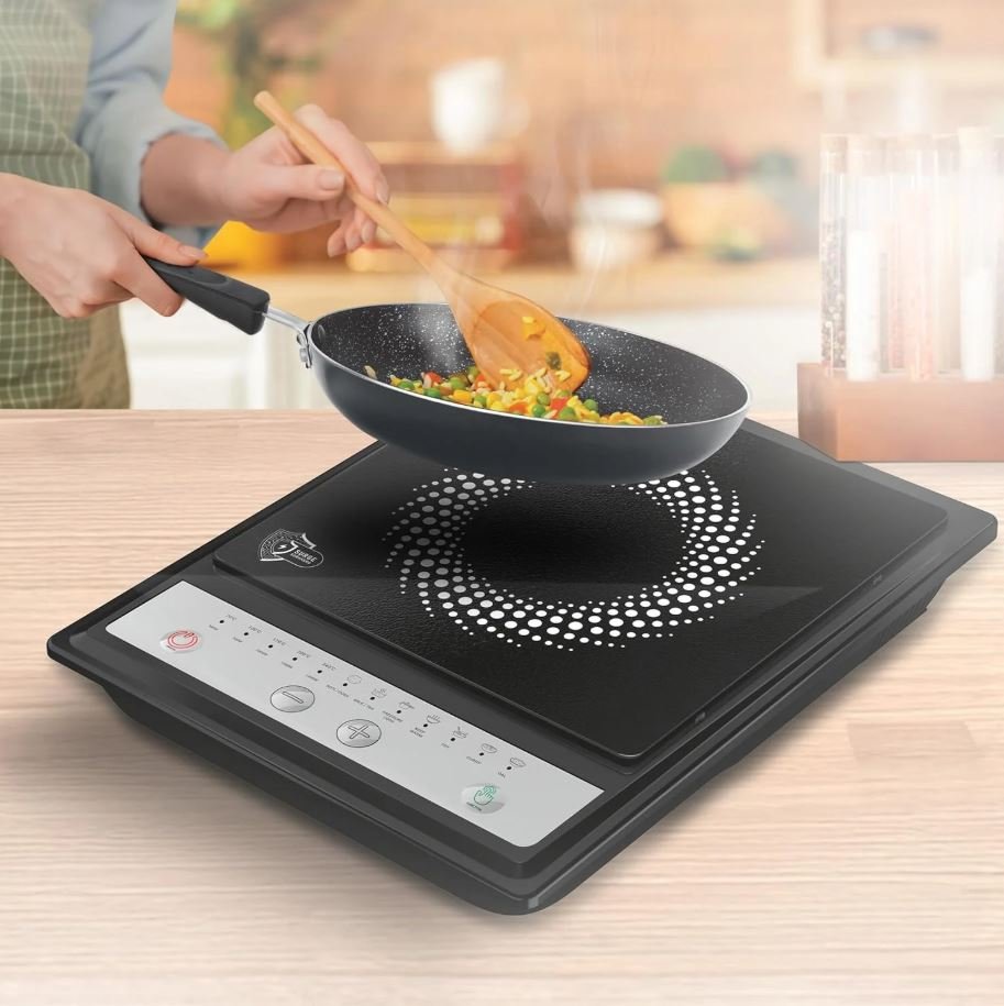 Modern induction cooktop for fast and energy-efficient cooking